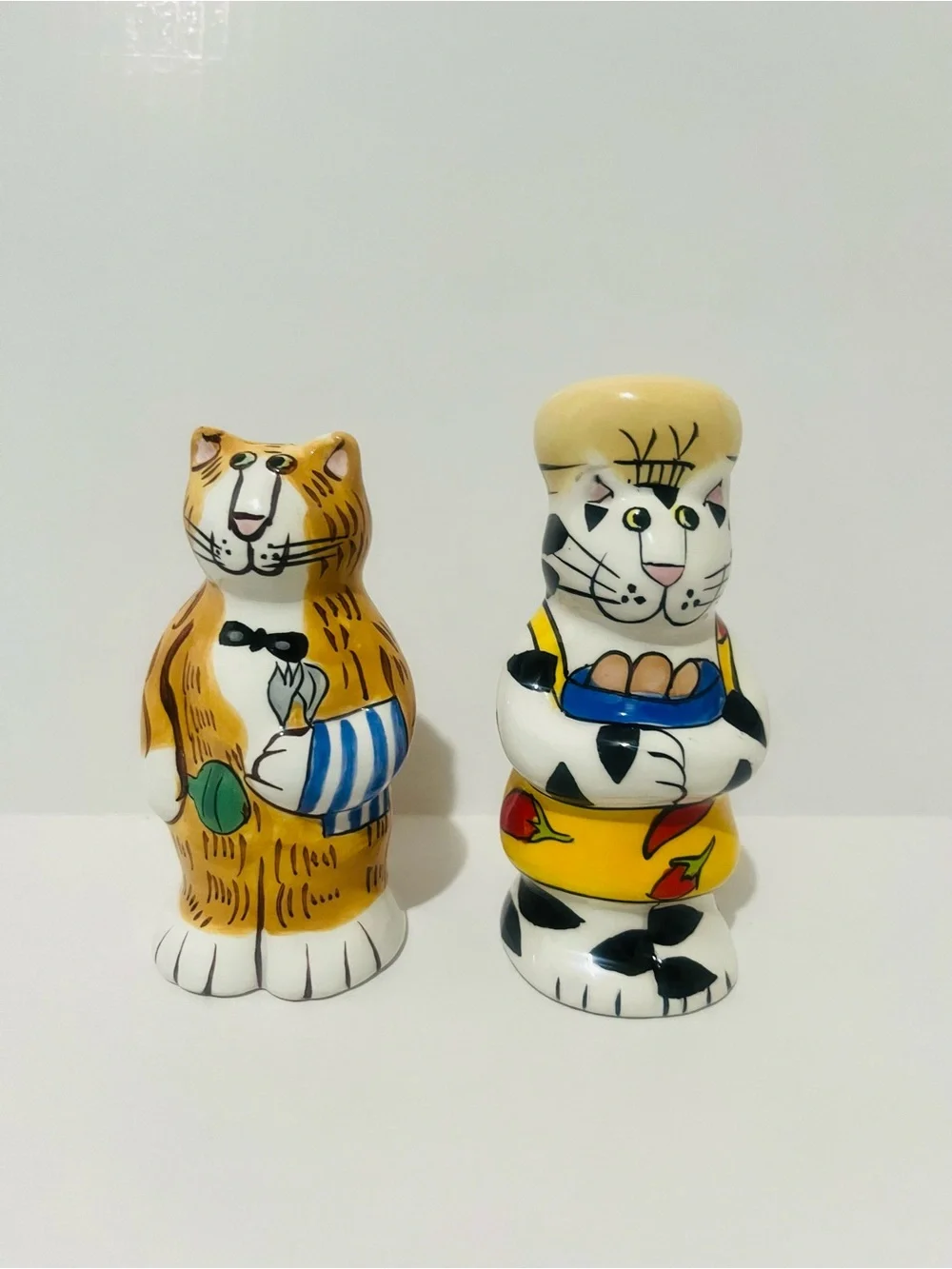 Vintage CatZilla Salt and Pepper Shakers